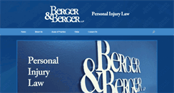 Desktop Screenshot of bergerlaw.com