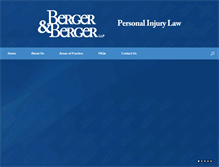 Tablet Screenshot of bergerlaw.com
